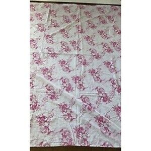 Lot of 2 Disney Hannah Montana Pink Floral Flat Twin Size Sheets